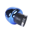 Фильтр нулевой "Турбина" 	TT AGRO MOTO на скутер, синий, Ø35 мм, 45°, посадочный диаметр - 47/35 мм