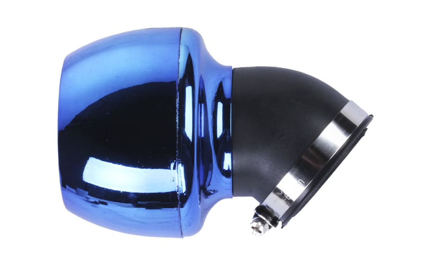 Фильтр нулевой "Турбина" 	TT AGRO MOTO на скутер, синий, Ø35 мм, 45°, посадочный диаметр - 47/35 мм