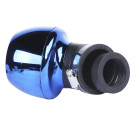 Фильтр нулевой "Турбина" 	TT AGRO MOTO на скутер, синий, Ø35 мм, 45°, посадочный диаметр - 47/35 мм