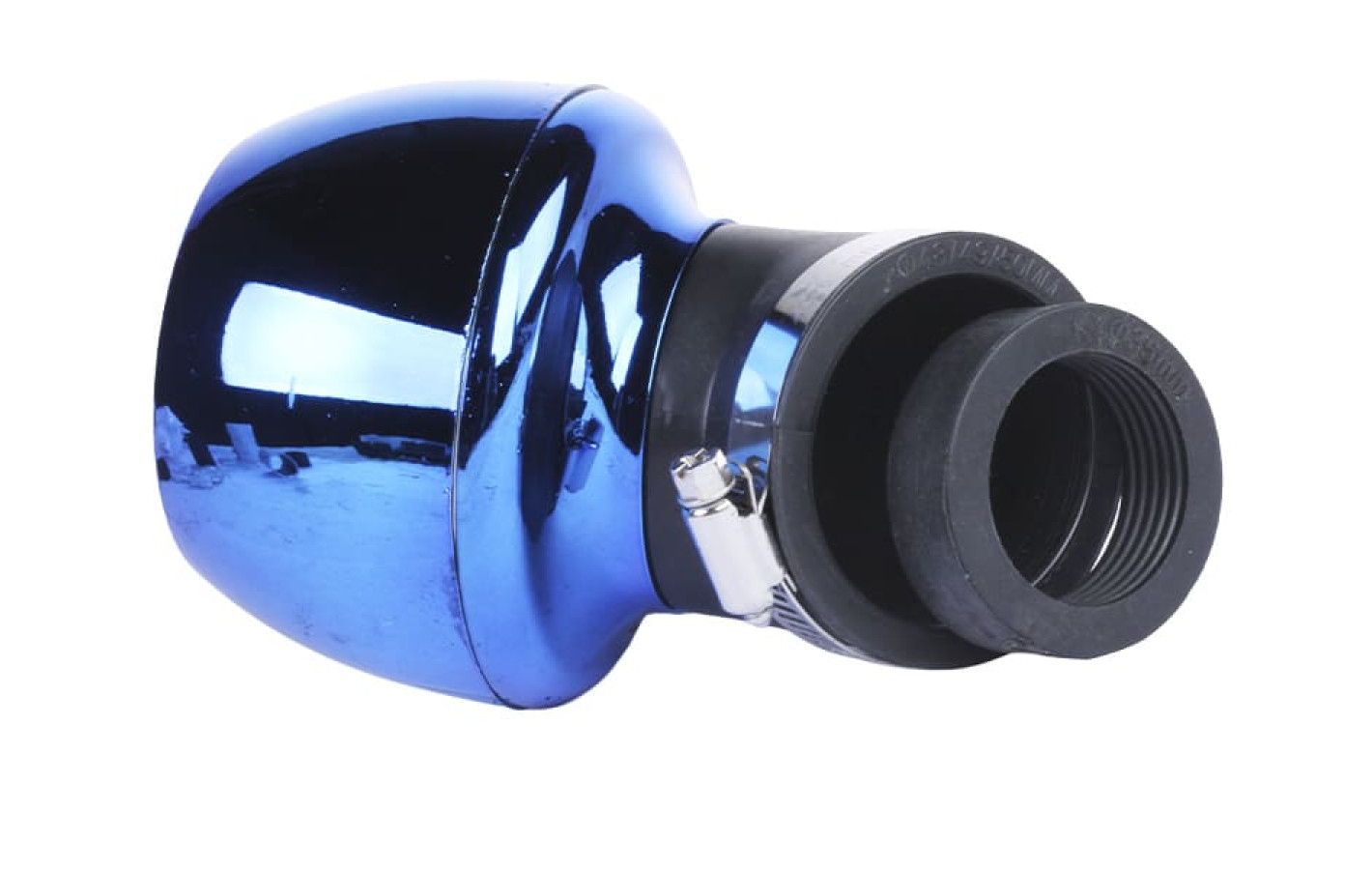 Фильтр нулевой "Турбина" 	TT AGRO MOTO на скутер, синий, Ø35 мм, 45°, посадочный диаметр - 47/35 мм