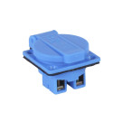 Розетка з кришкою TT AGRO MOTO на генератор GN-2-3,5KW, синій колір