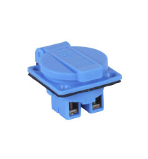 Розетка з кришкою TT AGRO MOTO на генератор GN-2-3,5KW, синій колір