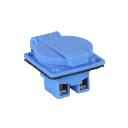 Розетка з кришкою TT AGRO MOTO на генератор GN-2-3,5KW, синій колір