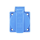 Розетка з кришкою TT AGRO MOTO на генератор GN-2-3,5KW, синій колір