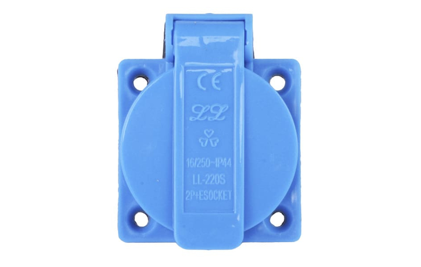 Розетка з кришкою TT AGRO MOTO на генератор GN-2-3,5KW, синій колір