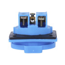 Розетка з кришкою TT AGRO MOTO на генератор GN-2-3,5KW, синій колір