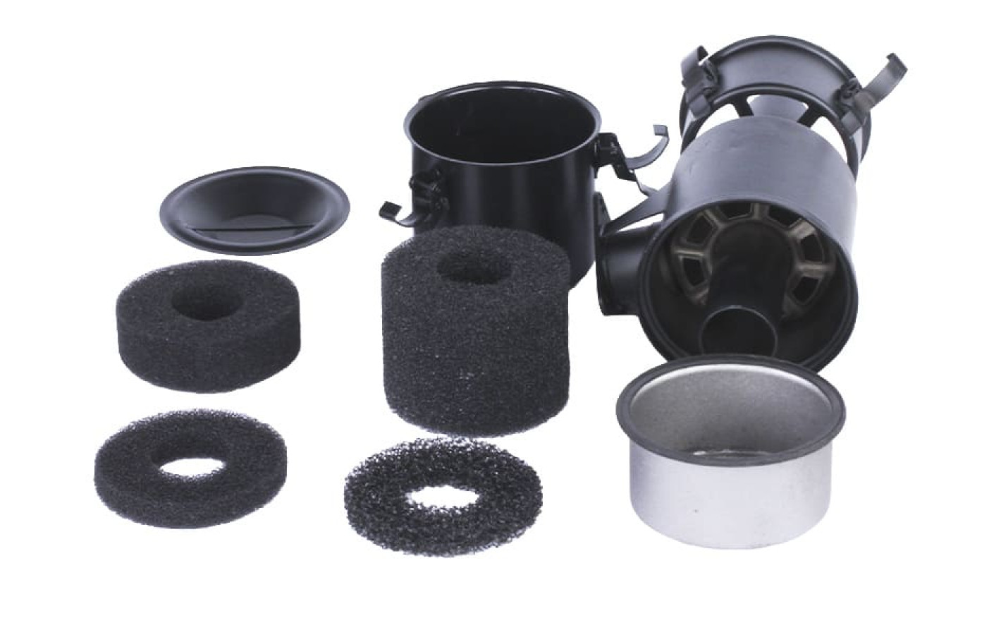 Фільтр повітряний з подвійною фільтрацією TT AGRO MOTO на бензиновий двигун 178F, нижня висока склянка, висота загальна - 280 мм