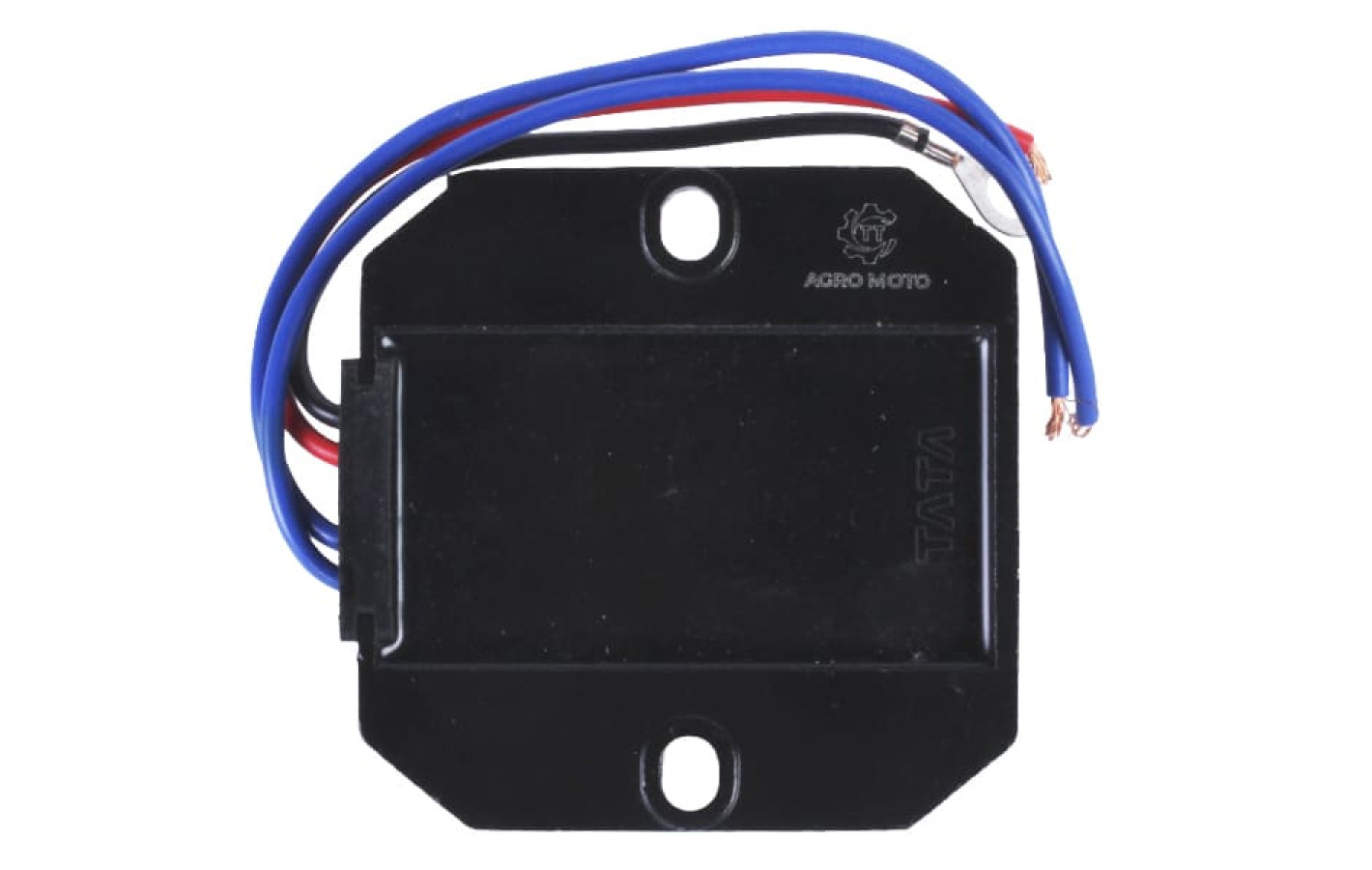 Реле зарядки TT AGRO MOTO на дизельний двигун 195N, чорний, міжцентрове отвори кріплення - 65 мм