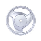 Диск задний стальной 10×2,15 TT AGRO MOTO (барабанный тормоз) на скутер Yamaha JOG 50, под камеру