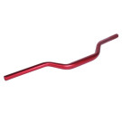 Кермо низьке YBX на смотоцикл, Red, алюміній