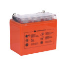 Акумулятор гелевий TT AGRO MOTO YTX12-BS 12(10)АH, 150×87×130 мм на бензиновий генератор, помаранчевий