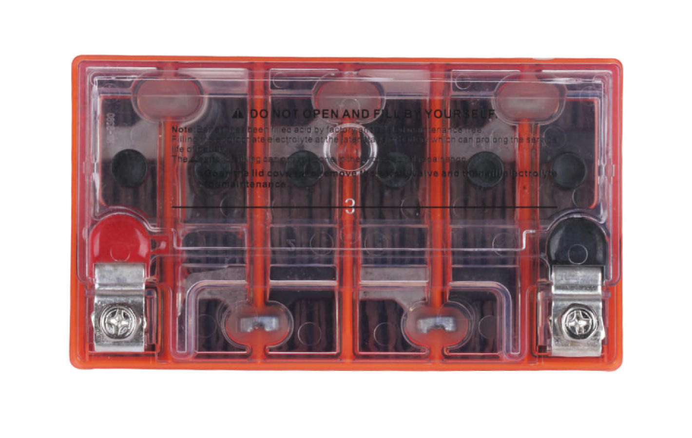 Акумулятор гелевий TT AGRO MOTO YTX12-BS 12(10)АH, 150×87×130 мм на бензиновий генератор, помаранчевий