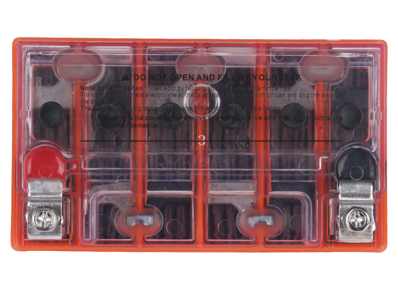 Акумулятор гелевий TT AGRO MOTO YTX12-BS 12(10)АH, 150х87х130 мм на бензиновий генератор, помаранчевий