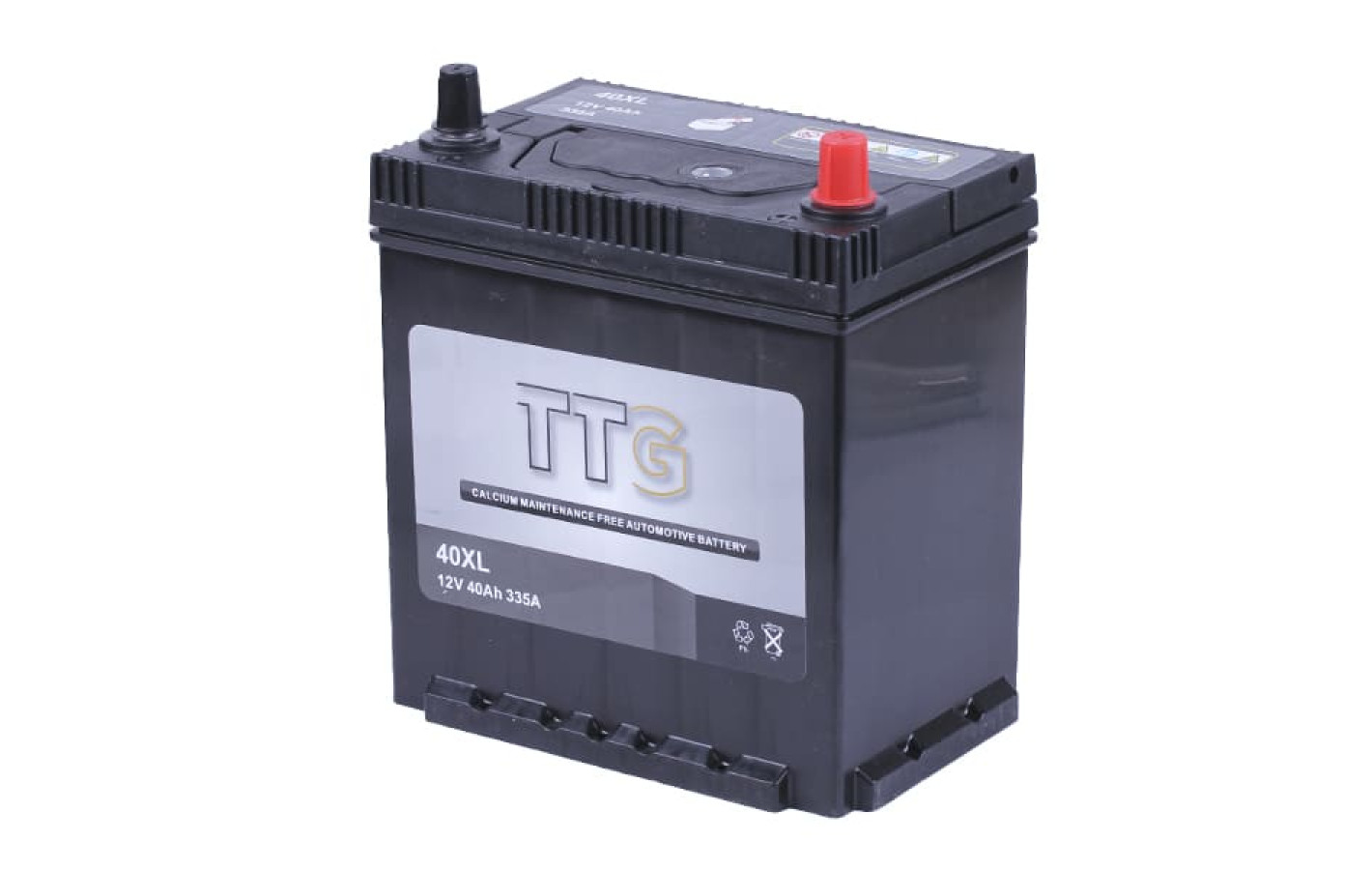 Акумулятор TTG 40AH 12V (L) 202×135×222 мм на дизельний генератор