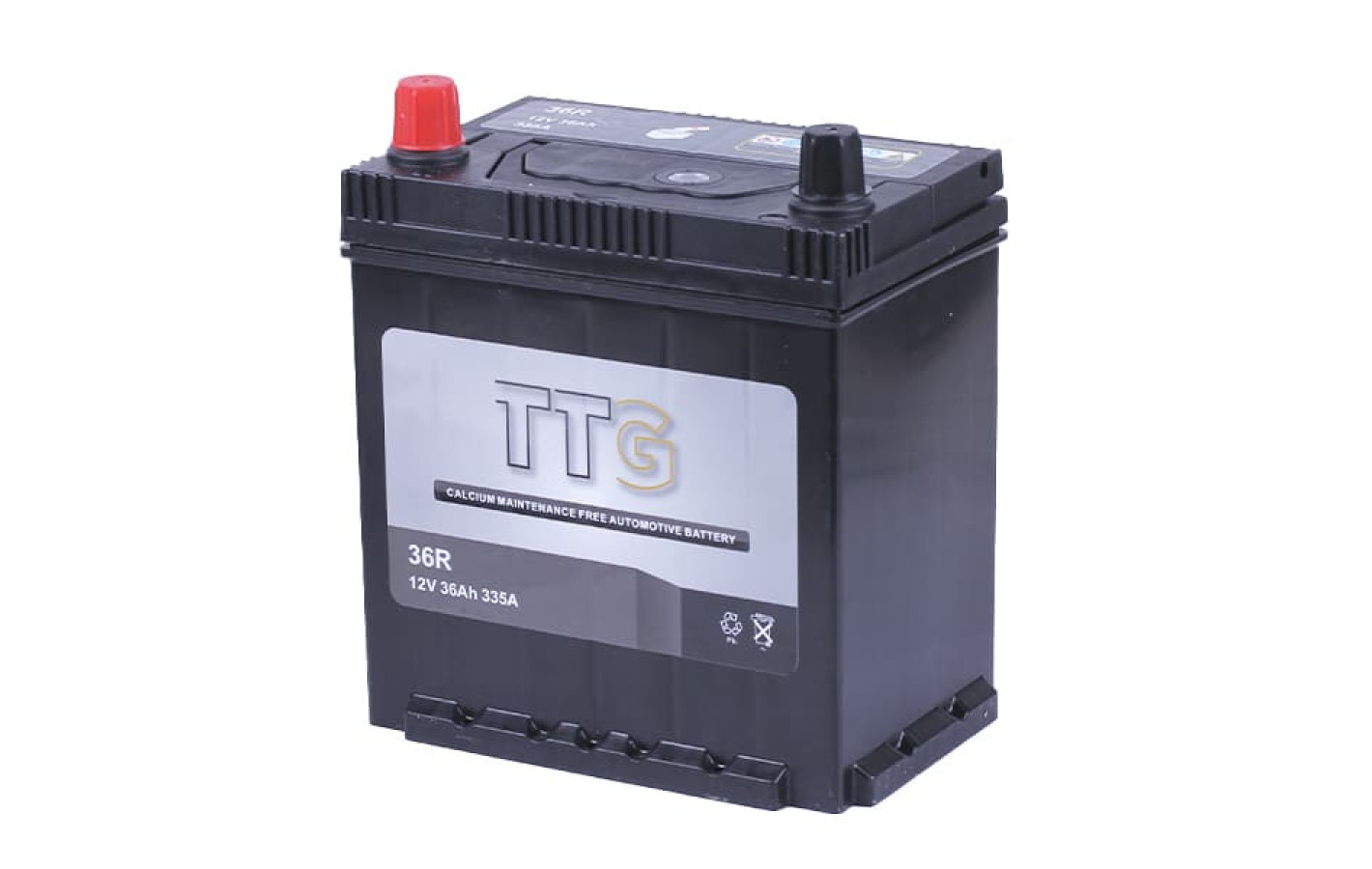 Акумулятор TTG 36AH 12V 202×135×222 мм на дизельний генератор