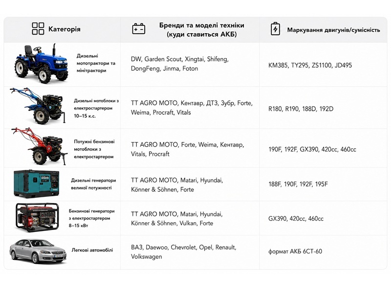 Акумулятор TTG 60AH 12V 242х175х190 мм