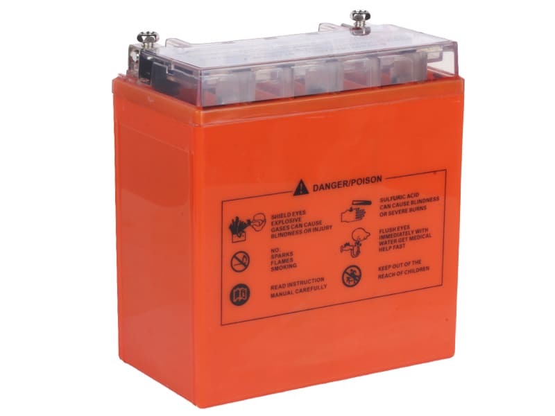 Аккумулятор гелевый TT AGRO MOTO YTX16-BS 16АH на генератор, 150×87×161mm оранжевый