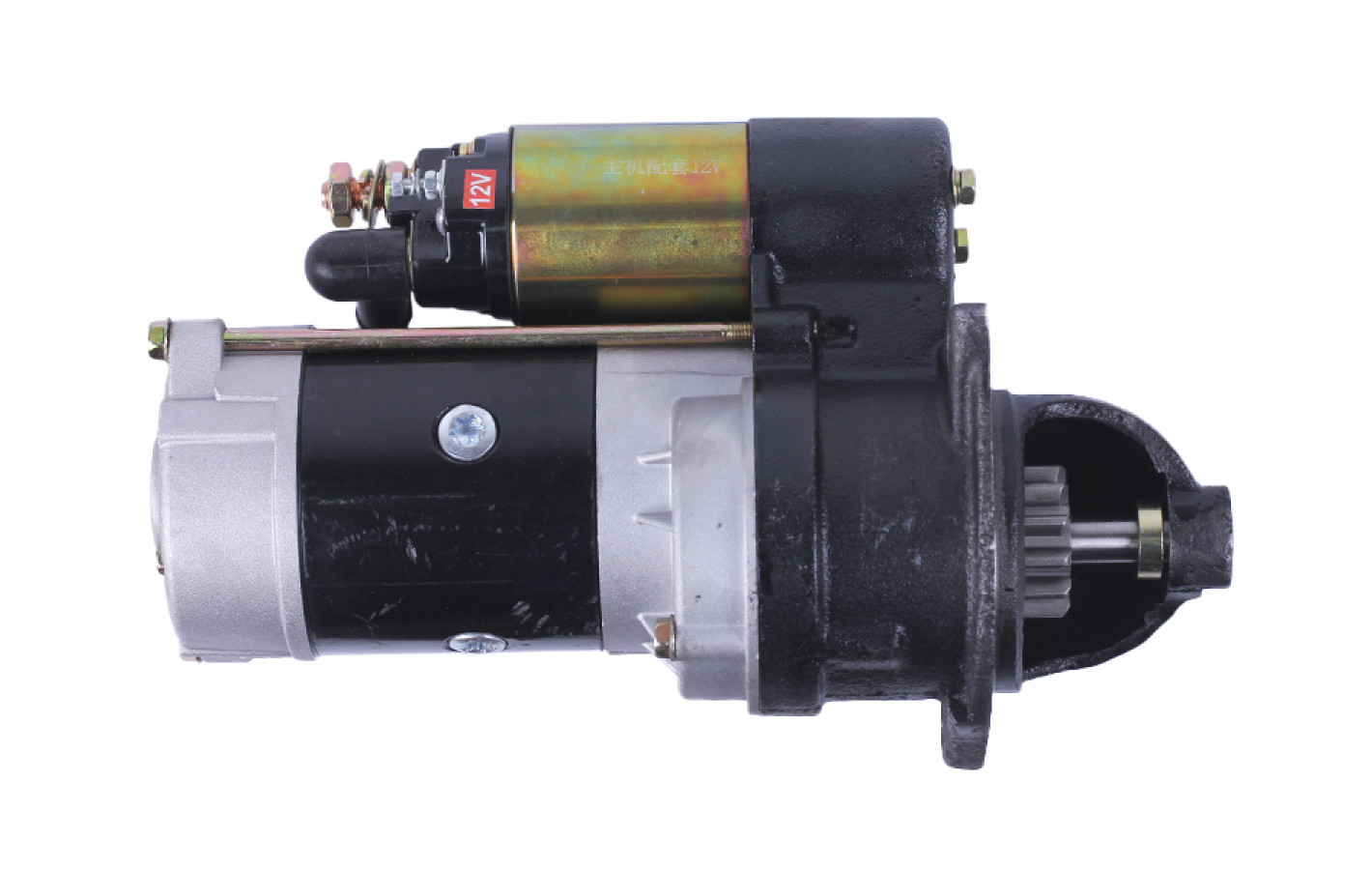 Стартер TTG QDJ1401-1 на трактор Shifeng 240, Z-11, 12V, 4.0KW, посадка 82 мм, міжболт. L-120 мм УЦІНКА