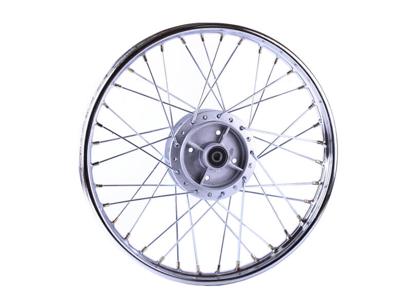 Диск задний Janta TT AGRO MOTO 17×1,4 на мопед Дельта, cпицованный, барабанный тормоз, 2,65kg