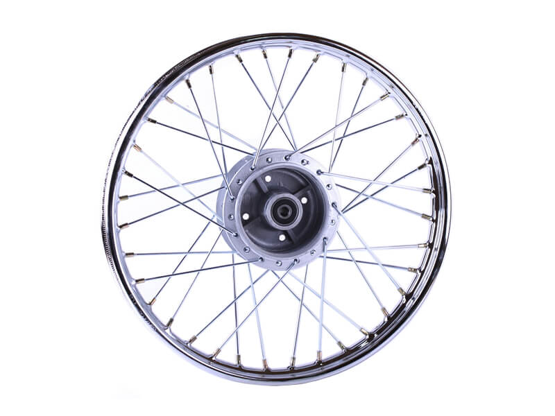 Диск задний Janta TT AGRO MOTO 17×1,4 на мопед Дельта, cпицованный, барабанный тормоз, 2,65kg