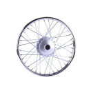 Диск передній TT AGRO MOTO R17*1,2 спицьований, барабанне гальмо на мопед Дельта