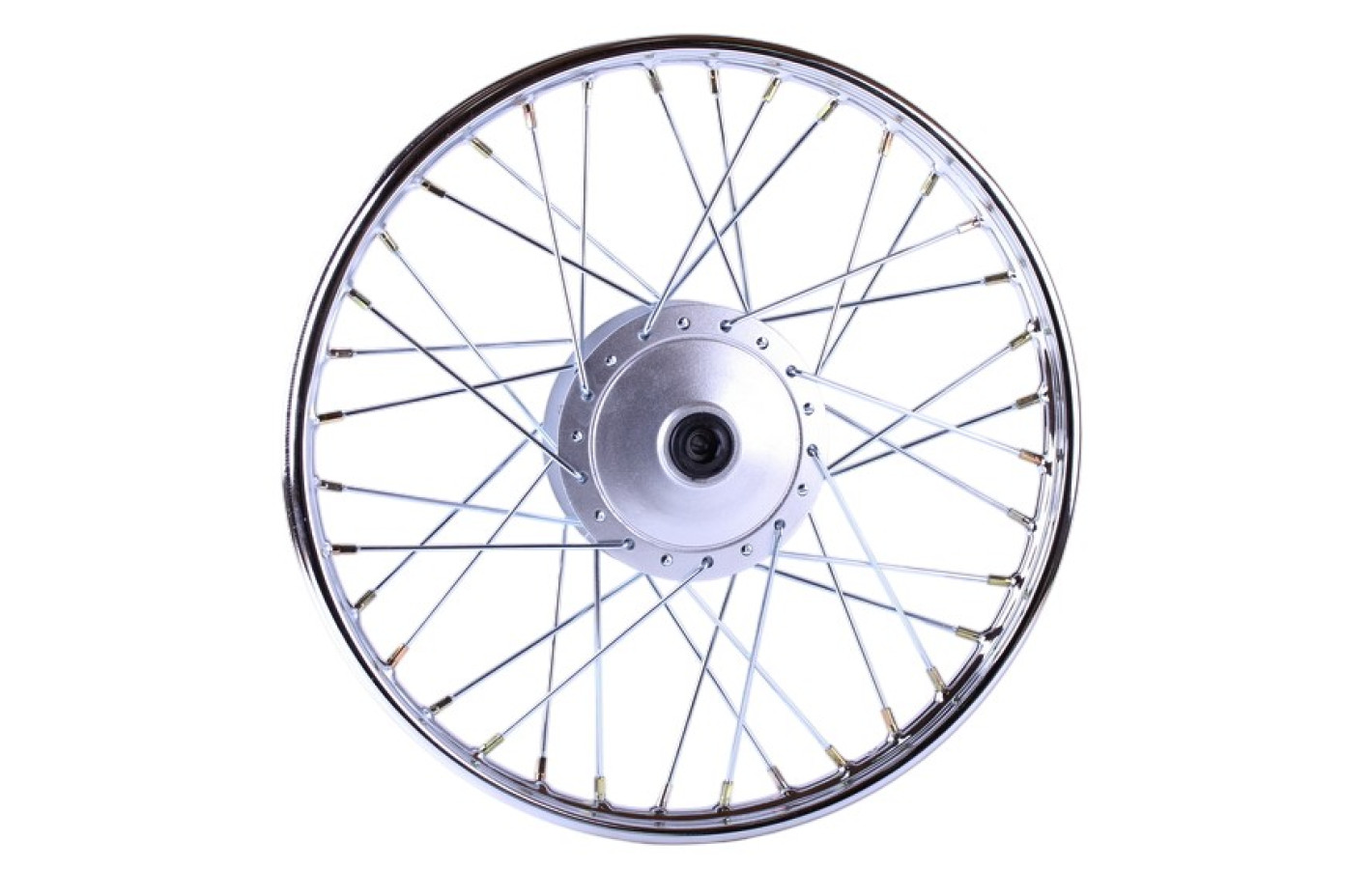 Диск передній TT AGRO MOTO R17*1,2 спицьований, барабанне гальмо на мопед Дельта