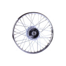 Диск передній TT AGRO MOTO R17*1,2 спицьований, барабанне гальмо на мопед Дельта