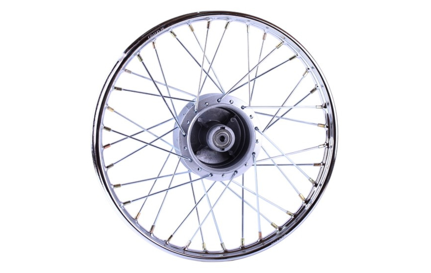 Диск передній TT AGRO MOTO R17*1,2 спицьований, барабанне гальмо на мопед Дельта