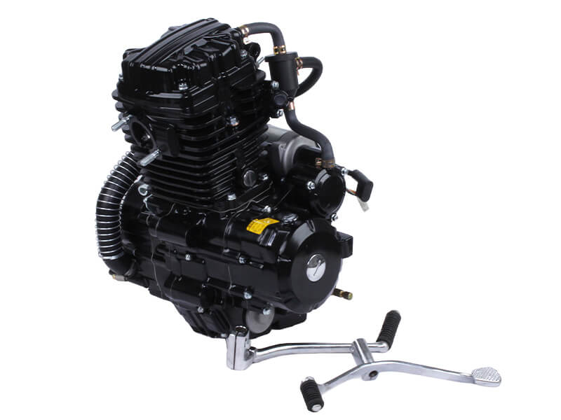 Двигатель CG300 TT AGRO MOTO на мотоцикл, L170 ММ (с водяным охлаждением, бензиновый), без сайлентблоков в местах крепления к раме
