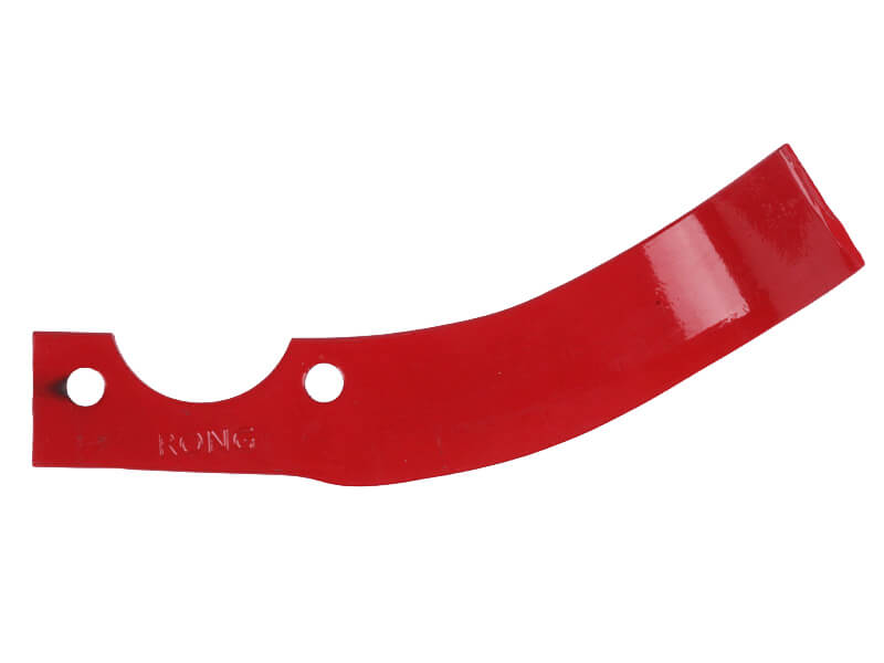 Нож фрезы правый TT AGRO MOTO на дизельный двигатель 178F/186F, L-225 мм, 325gr, краска порошковая