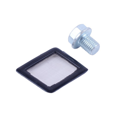 Болт слива масла с сеткой TT AGRO MOTO на мопед Дельта/Альфа