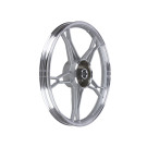 Диск задній литий Janta 17×1,4 TT AGRO MOTO silver (барабанне гальмо) 3kg на мопед Дельта/Альфа
