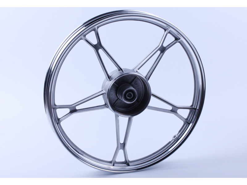 Диск задній литий Janta 17×1,4 TT AGRO MOTO silver (барабанне гальмо) 3kg на мопед Дельта/Альфа