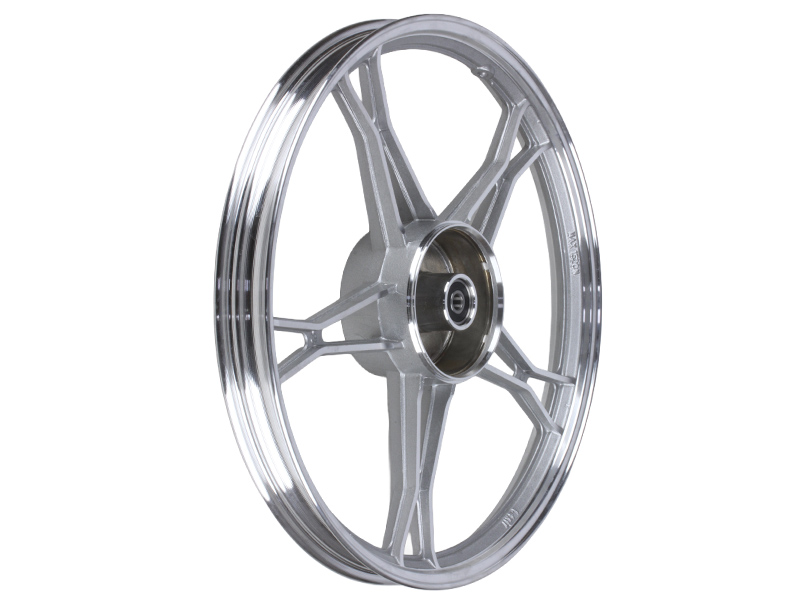 Диск задній литий Janta 17×1,4 TT AGRO MOTO silver (барабанне гальмо) 3kg на мопед Дельта/Альфа