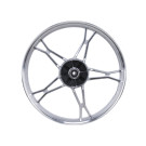 Диск задній литий Janta 17×1,4 TT AGRO MOTO silver (барабанне гальмо) 3kg на мопед Дельта/Альфа