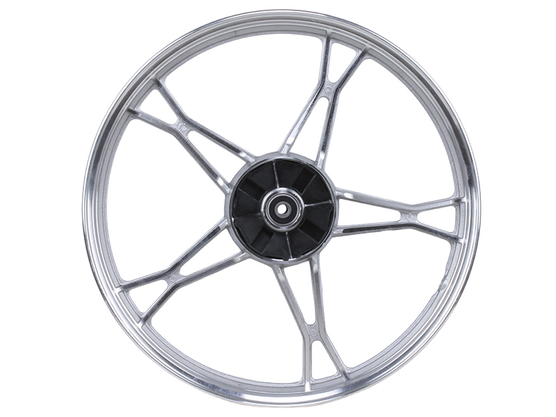 Диск передній Janta TT AGRO MOTO 17×1,2 на мопед Дельта/Альфа, литий, барабанне гальмо, silver, 2,5kg