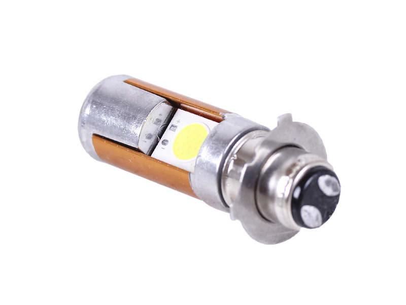 Лампа фары диодная TT AGRO MOTO, 2 кристалла, 3 усика, П15Д-25-3, 12В, 35/35W, LED