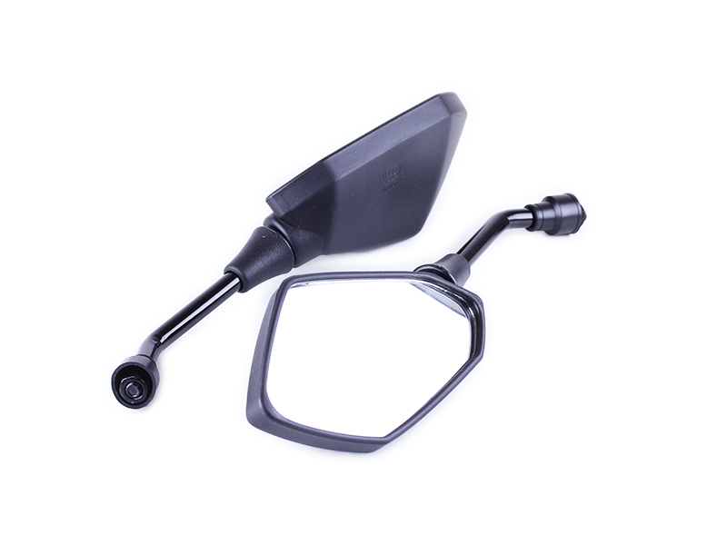 Зеркала Призма TT AGRO MOTO черные на мотоцикл, М8 к-т: 2 шт.