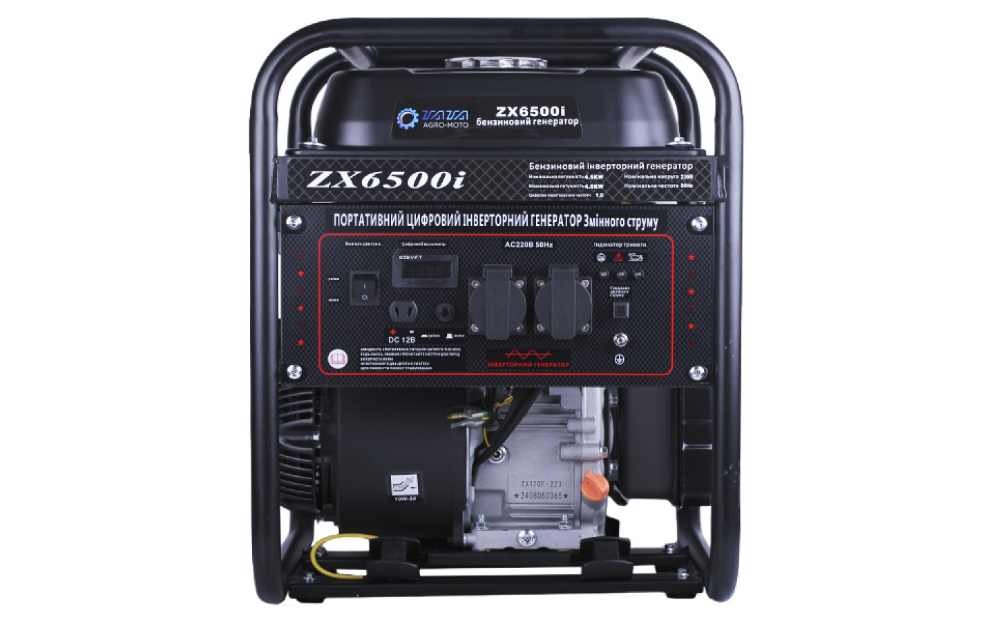 Генератор інверторний бензиновий TΛTΛ ZX6500ii 4.5/4.8 KW