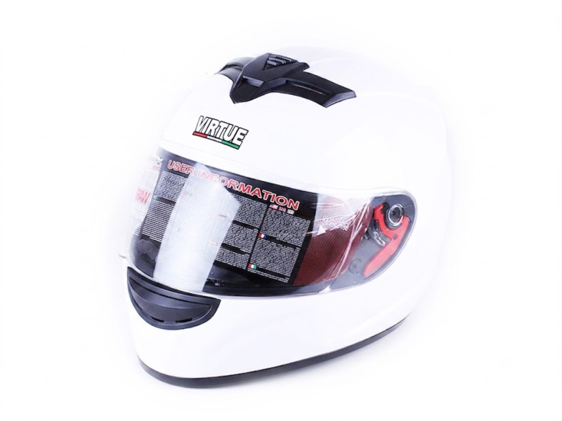 Шлем для мотоцикла, скутера MD-803 VIRTUE интеграл (белый, size M)