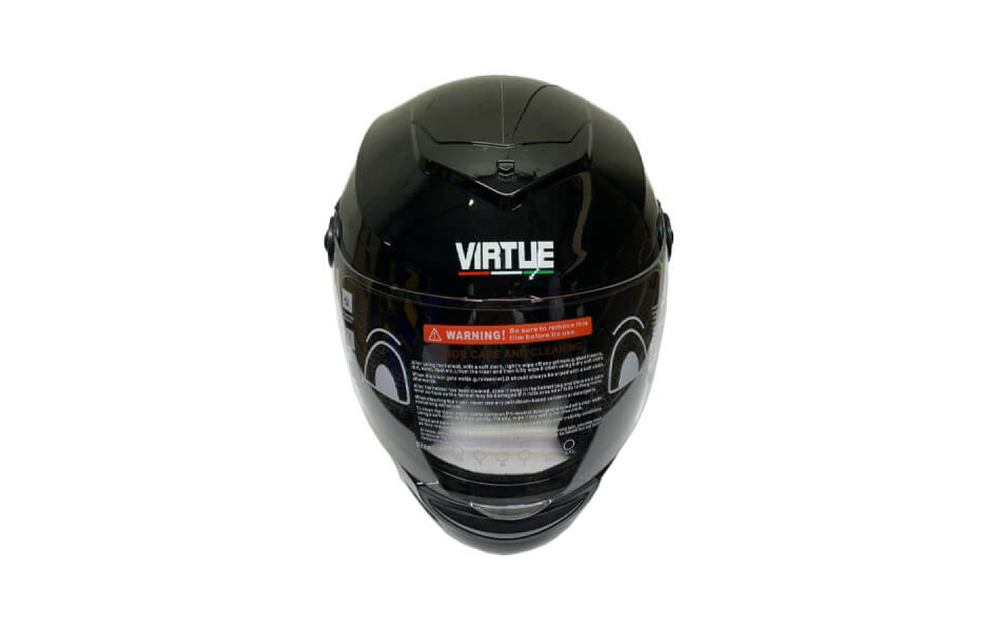 Шлем мотоциклетный интеграл MD-101B VIRTUE (черный, size M) - УЦЕНКА