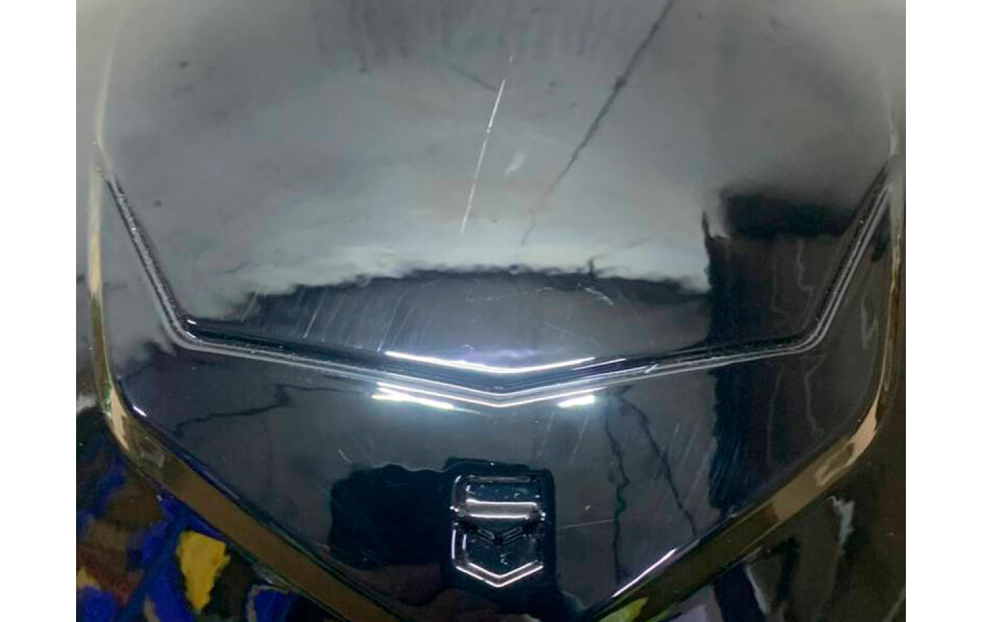 Шлем мотоциклетный закрытый MD-101B VIRTUE (черный, size L) УЦЕНКА