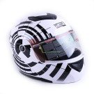 Шлем мотоциклетный модульный VIRTUE MD-903 size M зебра