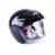 Шлем мотоциклетный открытый с козырьком MD-705H VIRTUE (черный, size L)