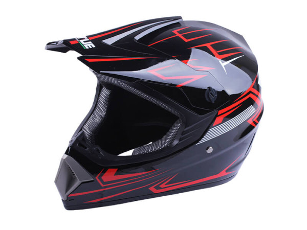 Шлем для мотоцикла, скутера MD-905 VIRTUE кроссовый (красный, size M)