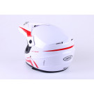 Шолом мотоциклетний кросовий MD-905 VIRTUE (біло-червоний, size L)