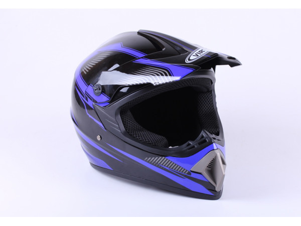 Шлем для мотоцикла, скутера MD-905 VIRTUE кроссовый (черно-синий, size L)