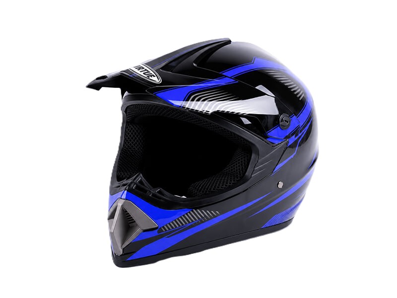 Шлем для мотоцикла, скутера MD-905 VIRTUE кроссовый (черно-синий, size L)