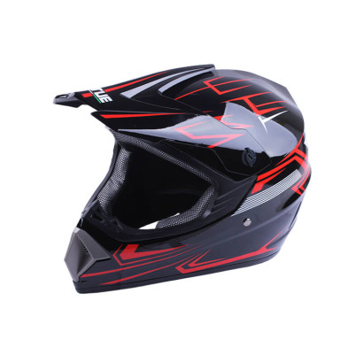 Шлем мотоциклетный кроссовый MD-905 VIRTUE красный, size L)