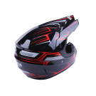 Шлем мотоциклетный кроссовый MD-905 VIRTUE красный, size L)